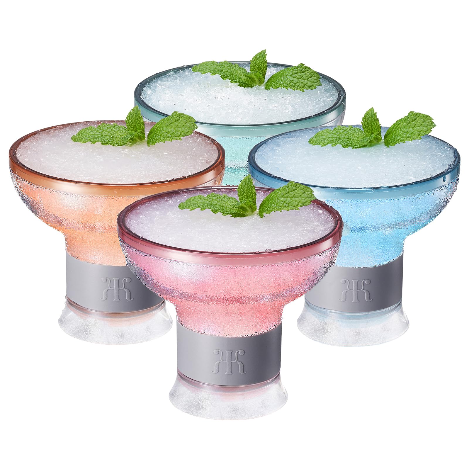 Amazon.com | Khen Frozen Margarita & Cocktail Chiller Glasses